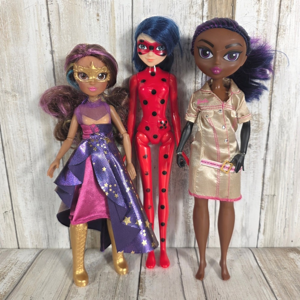 Miraculous Ladybug Wild Childz Star Darlings Fashion Doll Lot of 3 Bundle - Picture 3 of 7
